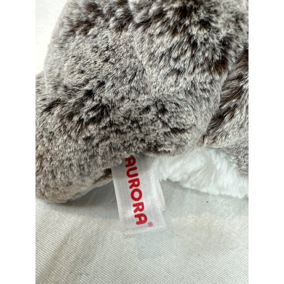Aurora Plush Raccoon Stuffed Animal Toy 12" Gray & White Soft Cuddly Kids Gift - Picture 4 of 5
